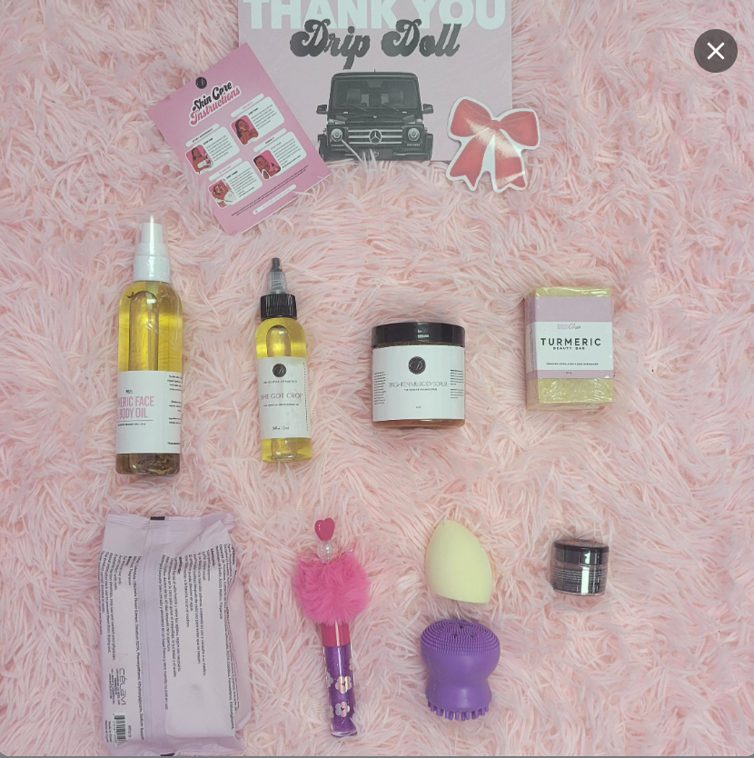 Dripglosss Ultimate Self-Care Bundle – 8 Luxe Essentials for Hydrated, Glowing Skin