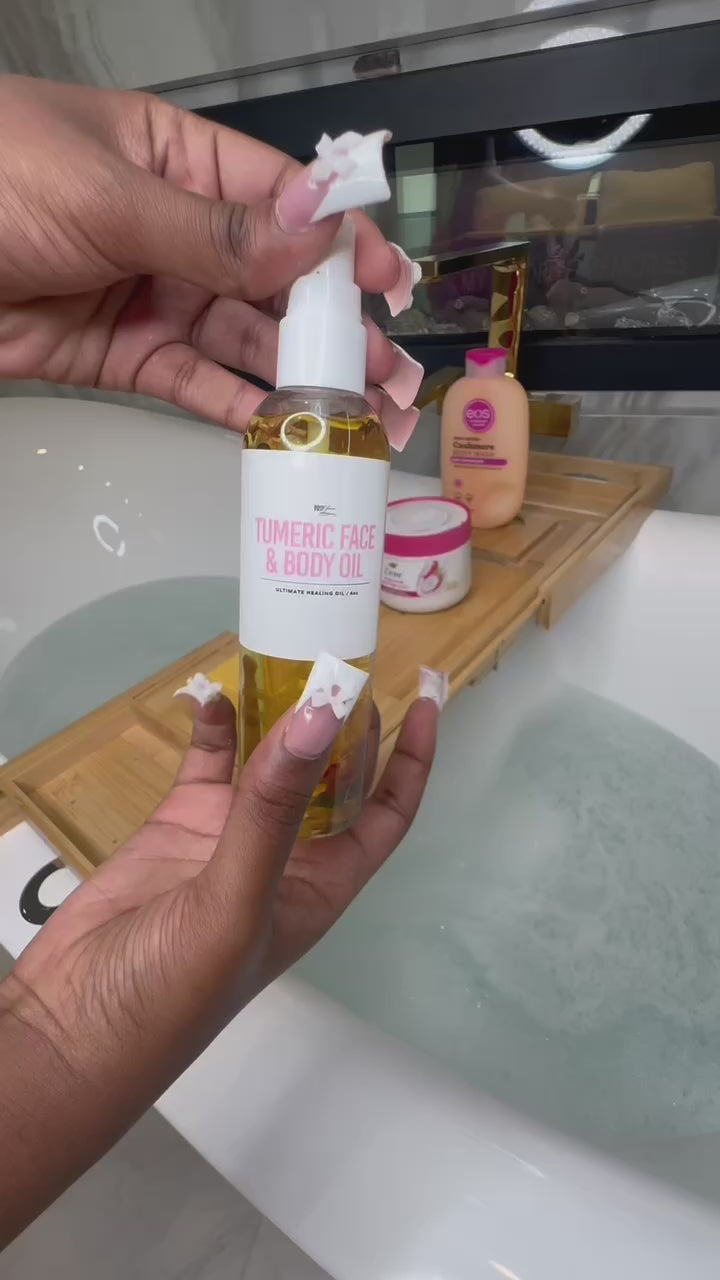 Load video: Turmeric Face &amp; Body Oil